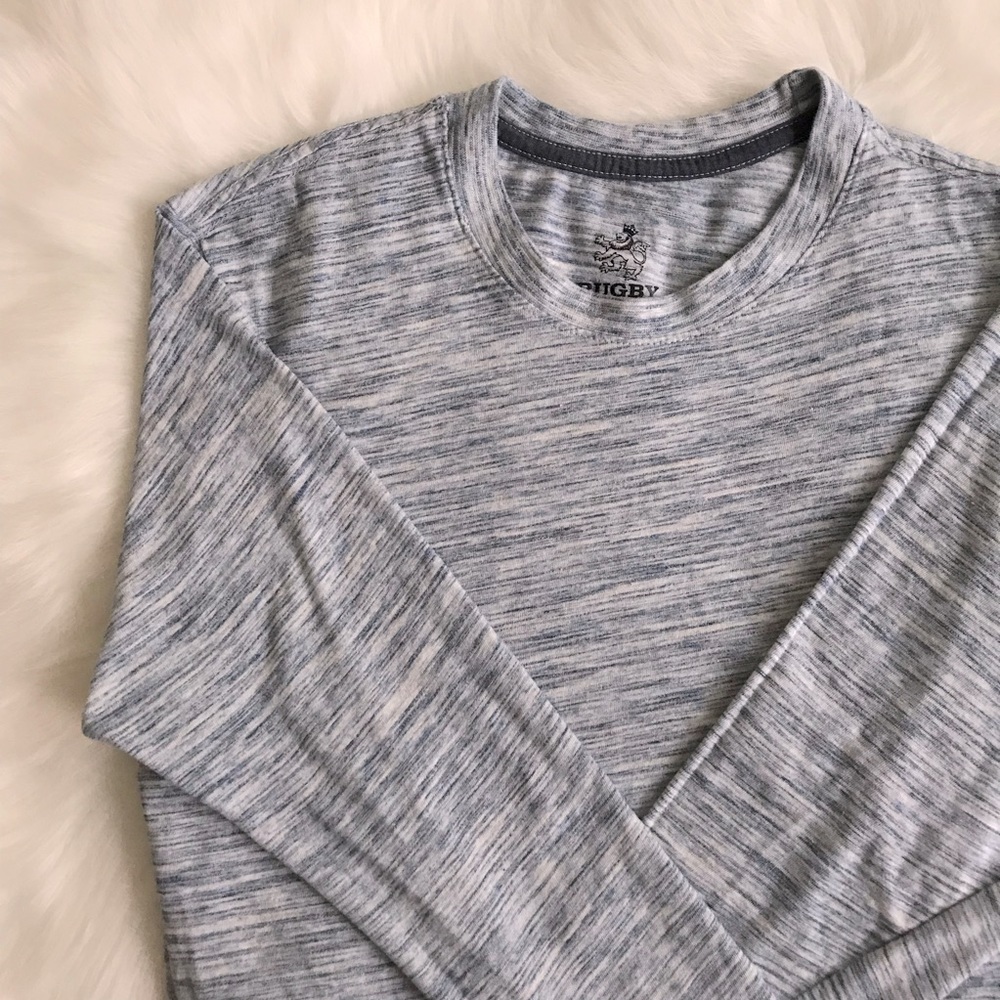 Heather Blue Long Sleeve Shirt
